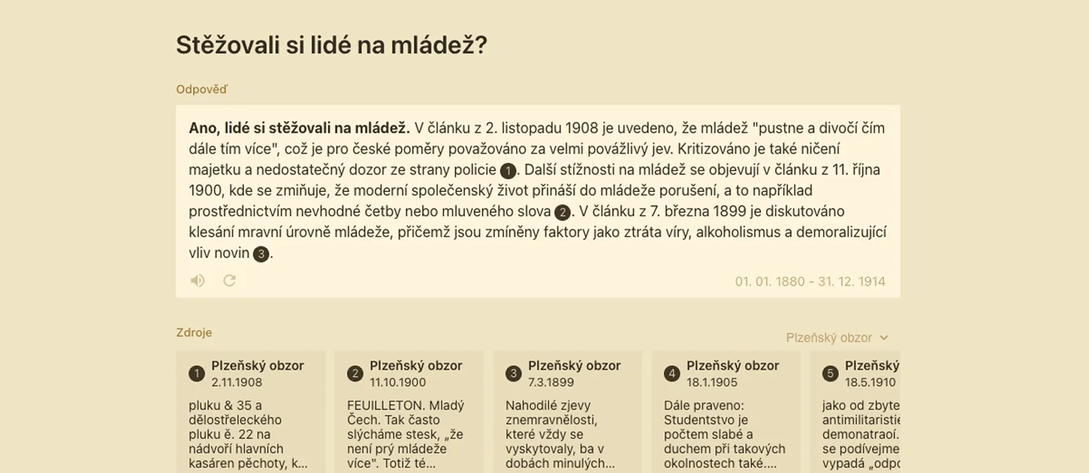 Paměť novin answer filtered to Plzeňský obzor